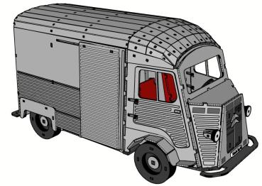 Citroën Type H (Tub) -  Zeichnung